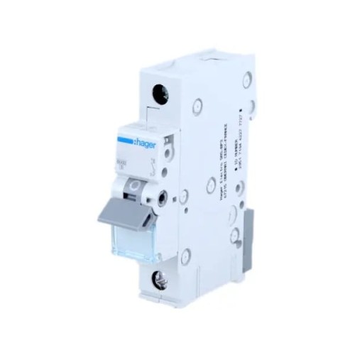 Διακόπτης υπερέντασης C 25A 1P 6kA MCN125E HAGER GPV-401-113