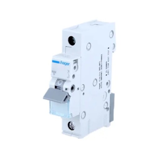 Διακόπτης υπερέντασης B 25A 1P 6kA MBN125E HAGER GPV-401-127