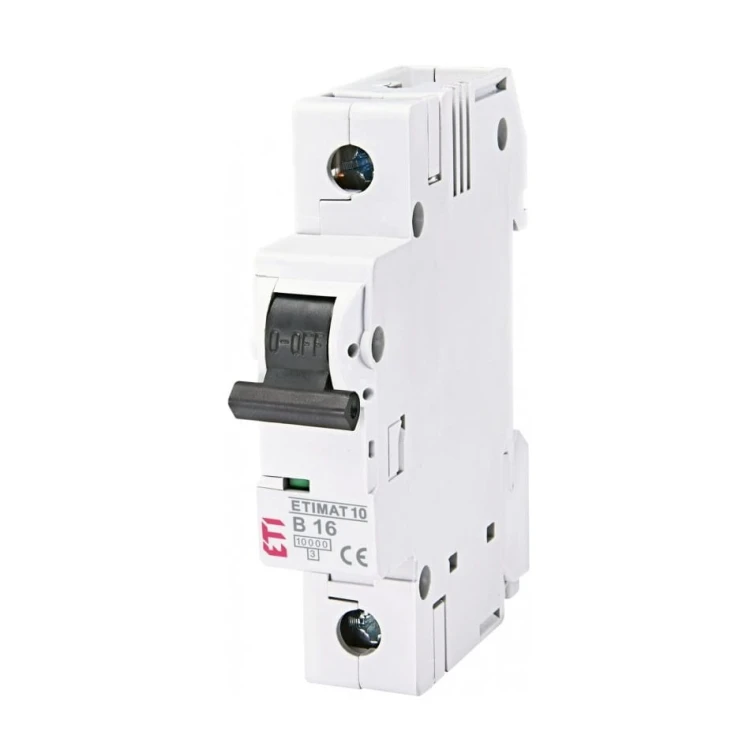 Διακόπτης υπερέντασης B 16A 1P 10kA ETIMAT10 002121716 ETI GPV-401-131