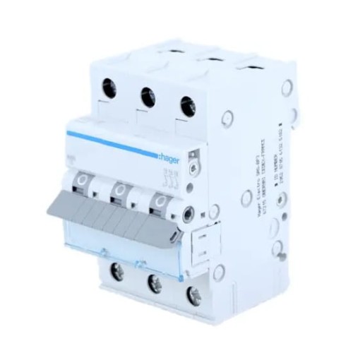 Διακόπτης υπερέντασης C 63A 3P 6kA MCN363E HAGER GPV-401-138