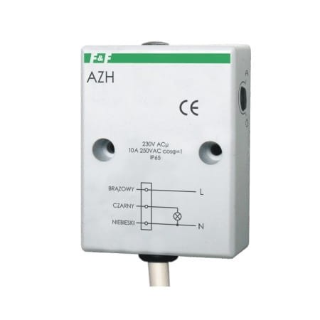 Αυτόματος διακόπτης λυκόφωτος 10A 230V 2-1000 lux IP65 AZH F&F FILIPOWSKI GPV-401-140