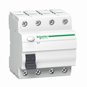 Διακόπτης υπολειπόμενου ρεύματος 4P 25A 30mA typ AC IDK-25-4-30-AC A9Z05425 SCHNEIDER ELECTRIC