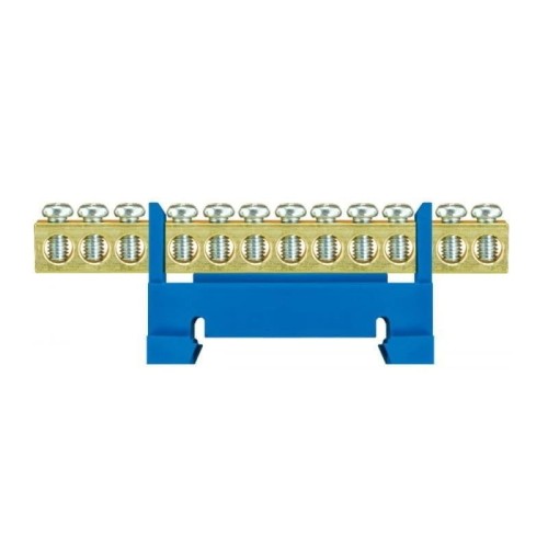 Μπλε μπλοκ ακροδεκτών LZ 12 / N 12x16mm2 τοποθέτησης TH35 E.4024 PAWBOL GPV-401-145
