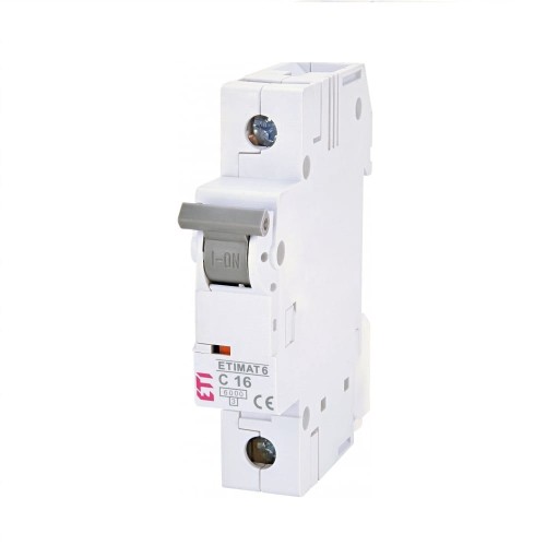 Διακόπτης υπερέντασης C 16A 1P 6kA ETIMAT6 002141516 ETI GPV-401-147
