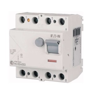 Διακόπτης υπολειπόμενου ρεύματος 4P 63A 6kA 30mA typ AC HNC-63/4/003 xPole Home 194695 EATON