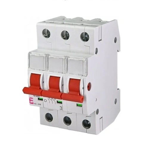 Διακόπτης απομόνωσης 3 φάσεων 3P 100A 400V AC SV 3100 002423316 ETI GPV-401-170