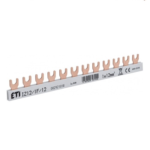 Μονωμένος συλλέκτης IZ12 1F 12 80A 002921018 ETI GPV-401-174