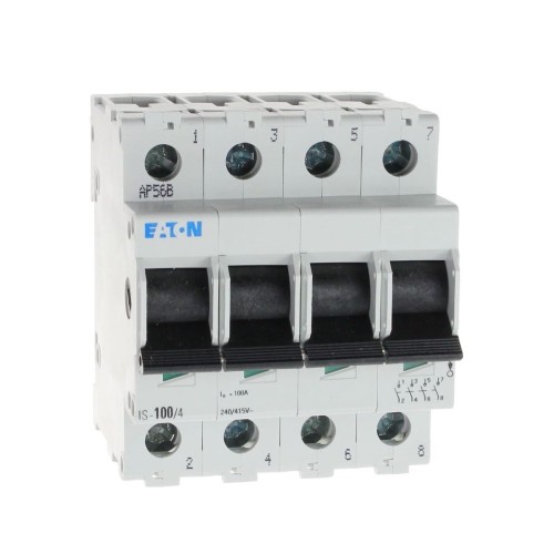 Διακόπτης απομόνωσης 3 φάσεων 4P 100A 240V IS-100/4 276285 EATON GPV-401-188