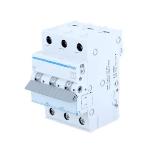 Διακόπτης υπερέντασης B 6A 3P 6kA MBN306E HAGER GPV-401-194