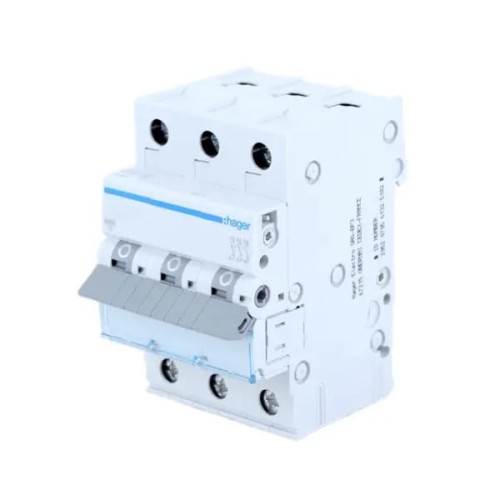 Μικροσκοπικός διακόπτης Hager B 40A 3P 6kA GPV-401-206
