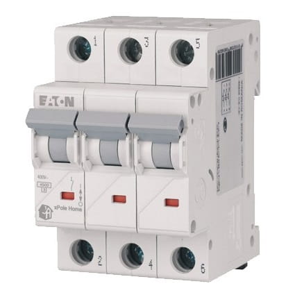 Eaton μικροσκοπικός διακόπτης C 40A 3P 6kA HN-C40/3 xPole Home GPV-401-213