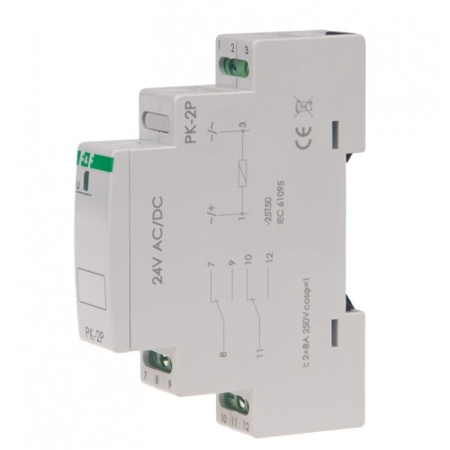 F&F Filipowski Ηλεκτρομαγνητικό ρελέ 24V AC/DC GPV-401-221