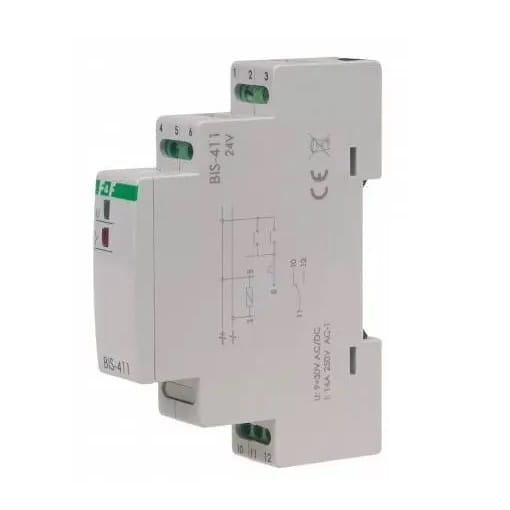 Bistable ρελέ F&F Filipowski σε ράγα 16A BIS-411-24V GPV-401-222