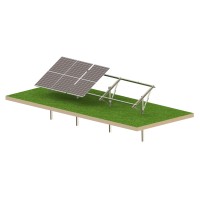 Σύστημα εγκατάστασης PV εδάφους Solar KIT T1V Strong για 6 πάνελ
