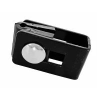 Καθολικός σφιγκτήρας, στήριγμα και συνδετήρας για πάνελ περίφραξης, μαύρο