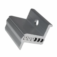 Σφιγκτήρας άκρου - Ρυθμιζόμενο με ολισθαίνοντα αυλάκια M8 30-50mm