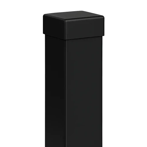 Πάσσαλος περίφραξης 80x80x2 mm, μήκος 2,4 m, μαύρος GPV-700-74 (1)