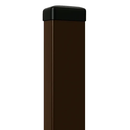 Πάσσαλος περίφραξης 60x40x1,2 mm, μήκος 2,4 m, καφέ GPV-700-68 (1)