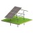 Φωτοβολταϊκή κατασκευή εδάφους Solar KIT N2V Light για 8 πάνελ GPV-N2V-L8 (1)