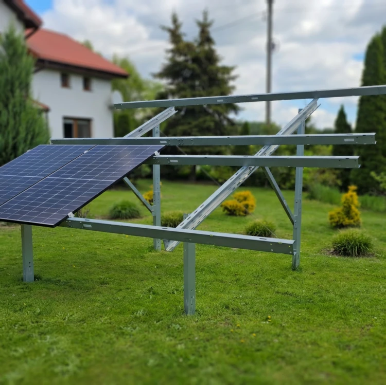 Φωτοβολταϊκή κατασκευή εδάφους Solar KIT N2V Light για 8 πάνελ GPV-N2V-L8 (9)