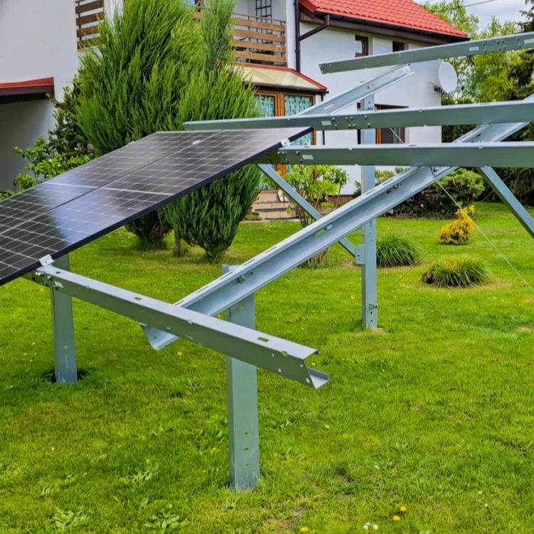 Φωτοβολταϊκή κατασκευή εδάφους Solar KIT N2V Light για 8 πάνελ GPV-N2V-L8 (10)