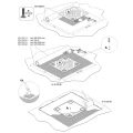 Πλάκα τοποθέτησης για στέγες 375x375mm CWL PV-27-02 (7)