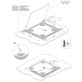 Πλάκα τοποθέτησης για στέγες 375x375mm CWL PV-27-02 (8)