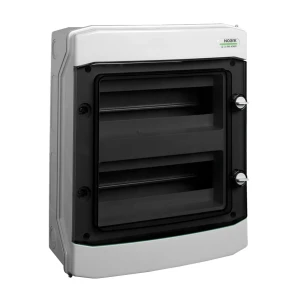 Πλαστικό κιβώτιο εγκατάστασης επίτοιχο 2 σειρές 2x12 μονάδες