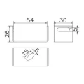 Στήριγμα για ταινία γείωσης B έως 50x4mm γαλβανισμένος χάλυβας ηλεκτρολυτικά 000-172 (2)