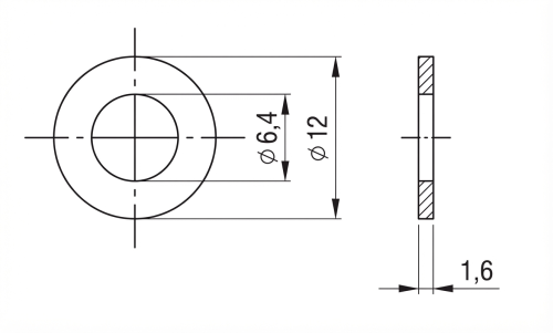?????? M6 DIN 125 A2 140 HV 6.4 - 1000 ??µ???? 000-078 (2)