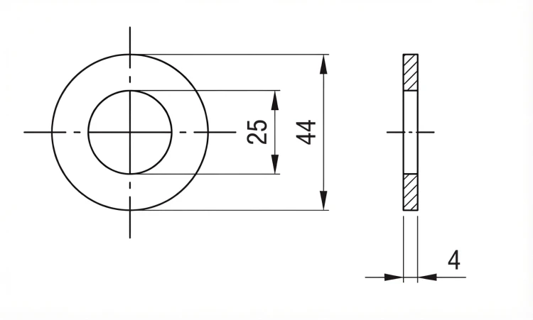 Ροδέλα M24 DIN 125 A2 140 HV 25 - 100 τεμάχια 000-166 (2)