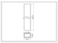 Πάσσαλος περίφραξης 60x40x1,2 mm, μήκος 2,0 m, πράσινο RAL 6005 000-195 (3)