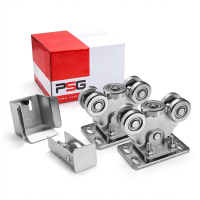 Σετ τροχήλατων για αυτοφερόμενες συρόμενες πύλες + αξεσουάρ KIT για ράγα 80