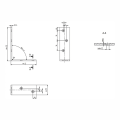 Γωνιακός σύνδεσμος δοκού KB-1 100x75x30x2.5 000-119 (2)