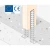 Γωνιακό αγκύριο KK3 40x400x40x2,0 mm 000-125 (3)