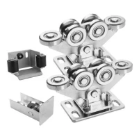 Πακέτο τροχήλιων 80 (6-ρόδελλο) + αξεσουάρ KIT για αυτοφερόμενες συρόμενες πύλες