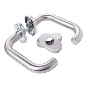 Χερούλι Milano στρογγυλεμένο με οβάλ ροζέτα ανοξείδωτο