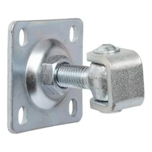 Ρυθμιζόμενος μεντεσές με πλάκα M16 80x80x3 mm, αυτί γαλβανιζέ