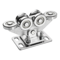 Τροχοφόρο για αυτοφερόμενες συρόμενες πύλες 80/6 ατσάλινοι τροχοί