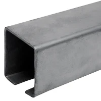 Διατομή C ράγα για αυτοφερόμενες συρόμενες πύλες 80x80x27,5x5 mm 6000 mm