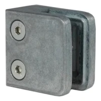 Λαβή γυαλιού 45x45x26 mm, γυαλί 6-10,76 mm, zamak, επίπεδο σύστημα, ακατέργαστη