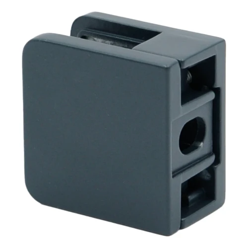 Βάση γυαλιού 45x45x26 mm ανθρακί γυαλί 6-10,76 mm zamak σύστημα επίπεδο βαμμένο 000-269 (2)