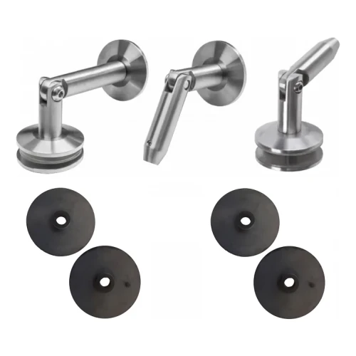 Σύστημα γυάλινων στεγάστρων M12, 3-τεμάχιο, για ελκυστήρα fi 12mm, γυαλί 8-17,52mm (aisi304, universal, σατέν) (10) 000-285 (1)