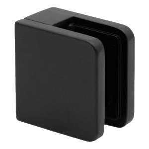 Σημειακή στήριξη γυαλιού 45x45x26 mm, μαύρη, γυαλί 6-10,76 mm, zamak, επίπεδο σύστημα, βαμμένη