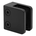 Σύνδεσμος σημειακός για γυαλί 45x45x26 mm, μαύρος, γυαλί 6-10,76 mm, zamak, επίπεδο σύστημα, βαμμένος 000-286 (3)