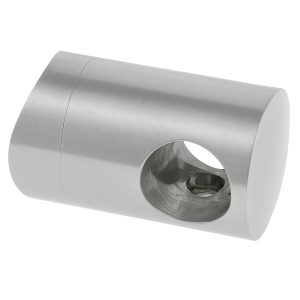 Σύνδεσμος διέλευσης για ράβδο/σωλήνα fi 12 mm, σύστημα για σωλήνα 42,4 mm, AISI 304 σατέν