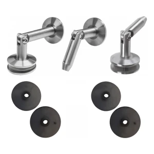 Σύστημα γυάλινων στεγάστρων M10 3-τεμάχιο τανυστήρας fi 10 mm γυαλί 8-17,52 mm AISI 304 σατέν