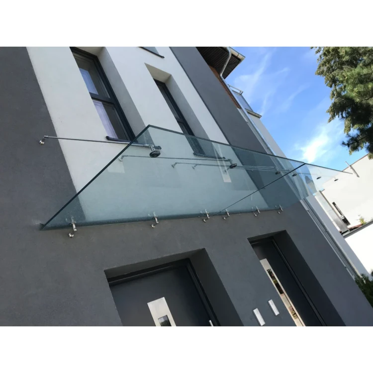 Σύστημα γυάλινων στεγάστρων M10 3-τεμάχιο ελκυστήρας fi 10 mm γυαλί 8-17,52 mm AISI 304 σατέν 000-261 (6)