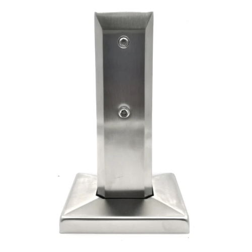 Κατακόρυφος σύνδεσμος γυαλιού spigot 50x50/100x100 mm γυαλί 12-17,52 mm AISI 304 σατέν 000-291 (2)