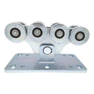 Τρόλεϊ 89x100 mm για ράγα 6V.089 συρόμενης πύλης 8 ρουλεμάν από ατσάλι